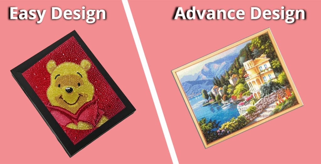 Easy Vs Hard Diamond Painting