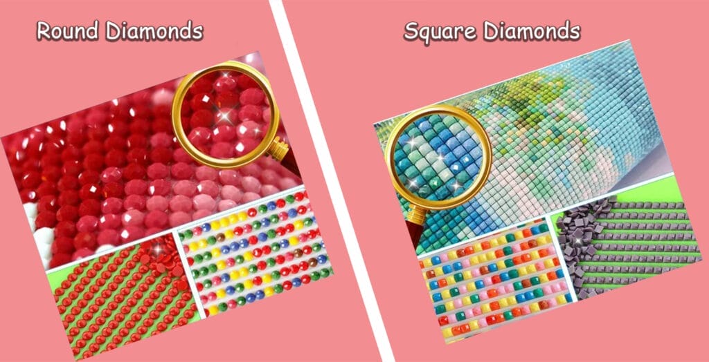 Round Vs Square Diamonds