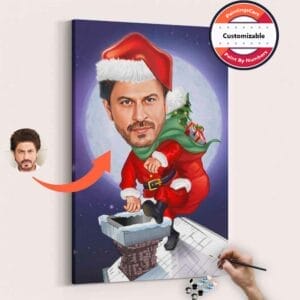 Amazing Santa - Custom Caricature Painting