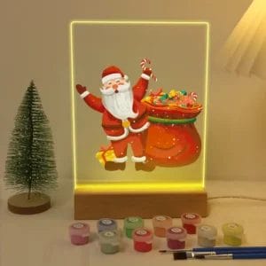 Santa with the Gifts - LED Paint By Numbers