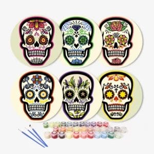 The Skull Placemats - Paint by Numbers