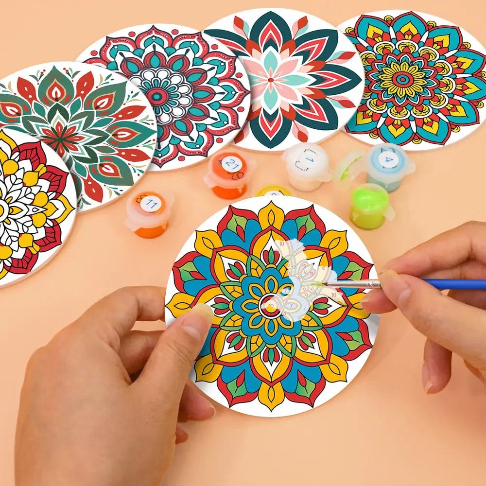 Mandala Art Diy Custom Coasters