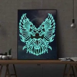 Guardian of the Night Owl - Luminous Diamond Painting