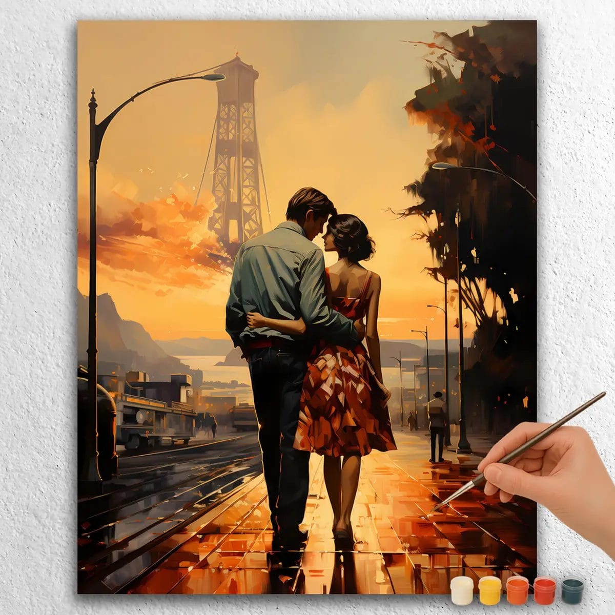 2. A Personalized Masterpiece: Custom Portrait of Your Love