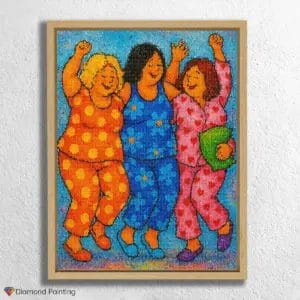 Diamond Painting Kits: 5D Diamond Art & Custom Kits | PaintingsCart 15 Cute_Curvy_Ladies_ Night Party
