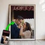 Diamond Painting Eigenes foto bild