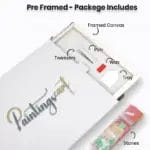 Diamond-painting-Lieferumfang-Keilrahmen Diamond painting Lieferumfang Keilrahmen