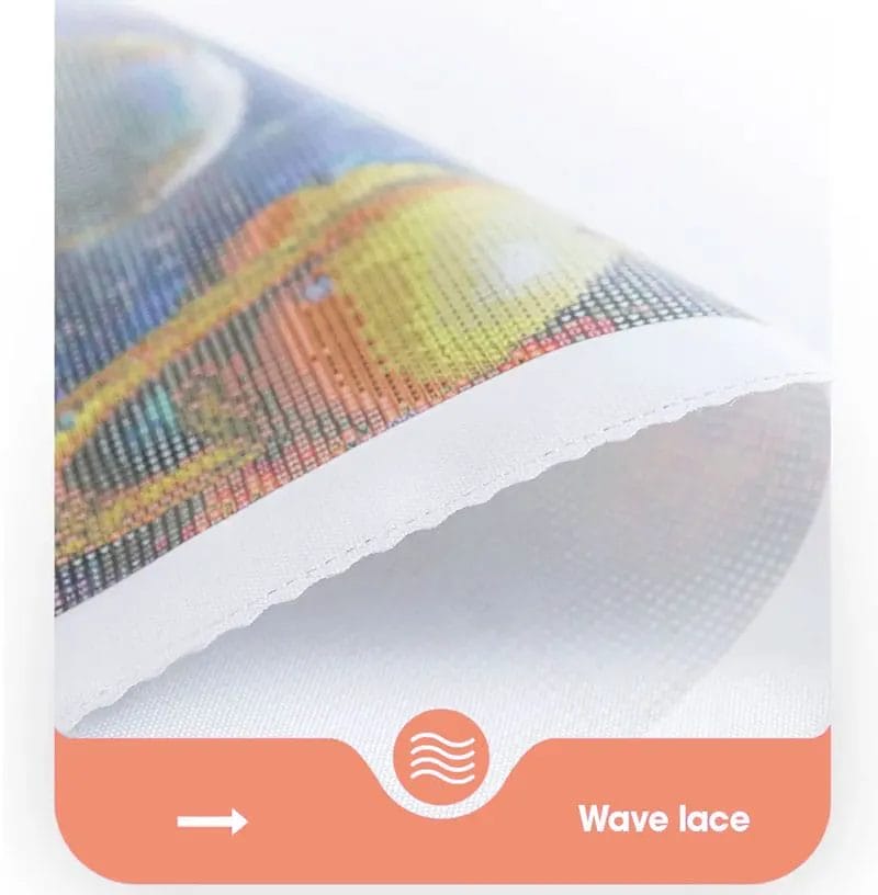 Diamond Painting Kits: 5D Diamond Art & Custom Kits | PaintingsCart 87 Wavy diamond painting canvas DIY paintings - Paint by numbers - Diamond Painting