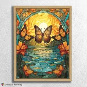 Butterflies Stained Glass