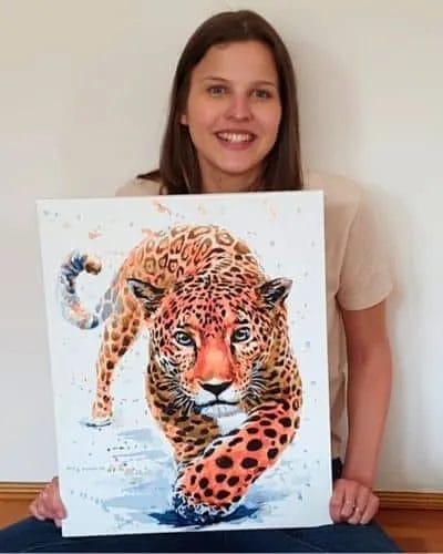 Happy customer's painting