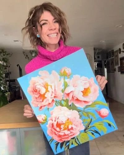 Happy customer's painting